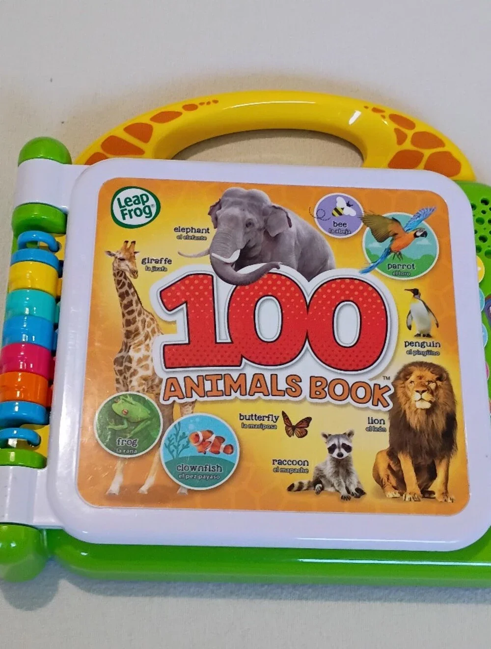 LeapFrog 100 Animals Book - Bilingual English/Spanish Interactive Toy